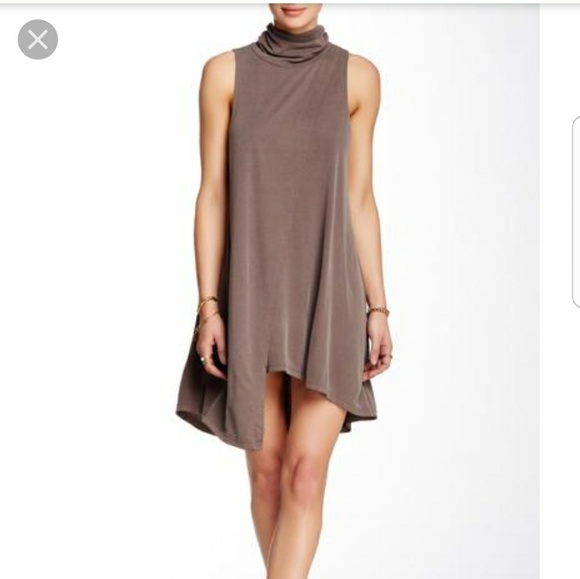 Free People Tops - Free People Grey Queen Anne Knit Sleeveless Tunic